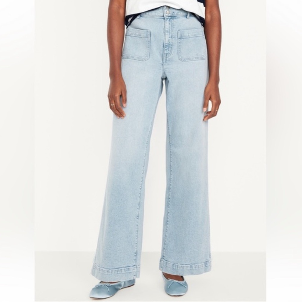 High Rise Wide Leg Jeans - Picture 2 of 7